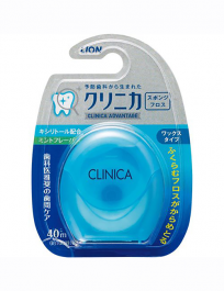 【LION】 CLINICA 時尚馬卡龍 牙線 40m