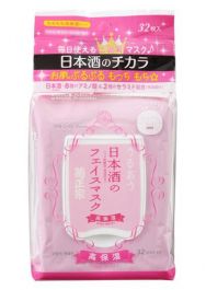 【Kiku-Masamune】 Nihon-shu no Face Mask High-moisturizing 32 sheets