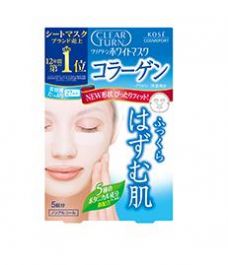 KOSE COSMEPORT CLEAR TURN White Mask Collagen 5 sheets