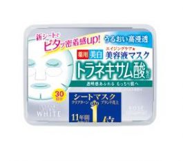 【KOSE】 CLEAR TURN Essence Mask Tranexamic acid 30 sheets