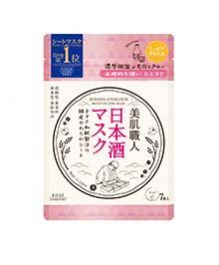 【KOSE】 CLEAR TURN BIHADA SHOKUNIN Moisturizing Mask Nihonshu 7 sheets