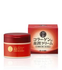 【Rohto Pharmaceutical】 50-no-megumi Collagen Yojyn Cream 90g