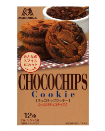 【森永製菓】 巧克力脆片餅乾 12片