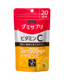 【UHA味覺糖】 Gummy Supple 維他命C 軟糖（檸檬） 40錠