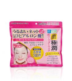 【Rohto Pharmaceutical】 HADA LABO Gokujun 3D Perfect mask 30sheets