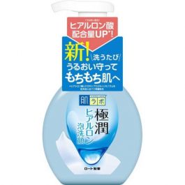 【Rohto Pharmaceutical】 肌研 極潤玻尿酸 潔顏慕斯 160g