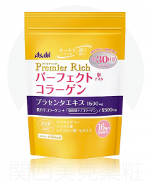 【Asahi Group Foods】 Asahi Premier Rich Collagen + Placenta (Gold Upgraded Version) 228g