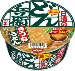 【日清食品】 頓北狐狸烏冬面迷你 W42G