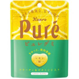 【Kanro】 Pure gummy lemon 56g