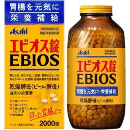 【Asahi Group Foods】 EBIOS 愛表斯錠 2000錠
