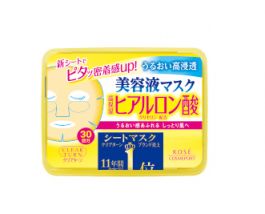 【KOSE】 CLEAR TURN Essence Mask Hyaluronic Acid 30 sheets