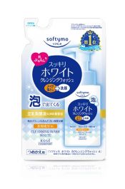 【KOSE】 Softymo White Foam Cleansing Refill 180ml