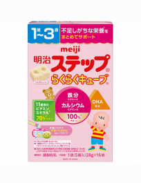 meiji明治 第二階段塊狀 奶粉 1~3歲 28g×16袋