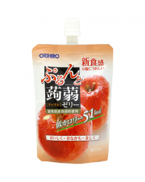 ORIHIRO 新食感蒟蒻凍飲 蘋果 130g