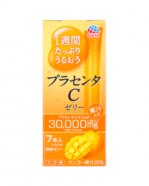 【Earth Corporation】 Moisturizing placenta C jelly mango for a week 10g×7