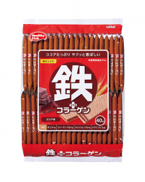 【Hamada Confect】 Iron plus collagen wafers 40 pcs