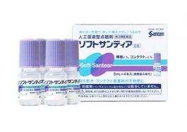 【Santen Pharmaceutical】 Soft Santear 5ml x 4