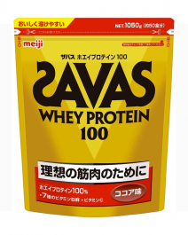 【明治】 SAVAS 乳清蛋白粉 肌肉健身 可可風味 1050g(約50次)