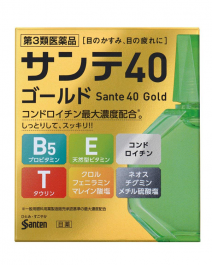 【Santen Pharmaceutical】 Sante 40 Gold 12ml