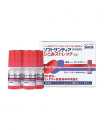 【Santen Pharmaceutical】 Soft Santear Hitomi Stretch 5ml 4 pcs