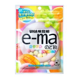 【UHA Mikakuto】 Ema Nodo candy bag colorful fruit change 50g