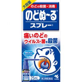 【Kobayashi Pharmaceutical】 Nodonuru Spray Large Capacity 25ml