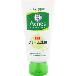 【Rohto Pharmaceutical】Mentholatum Acnes 藥用乳霜洗面奶 130g