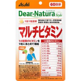 【Asahi Group Foods】 Dear Natura Style Multivitamin 60 tablets