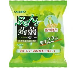 【ORIHIRO】 Purunto Konjac Jelly New Pouch Muscat 20g x 6