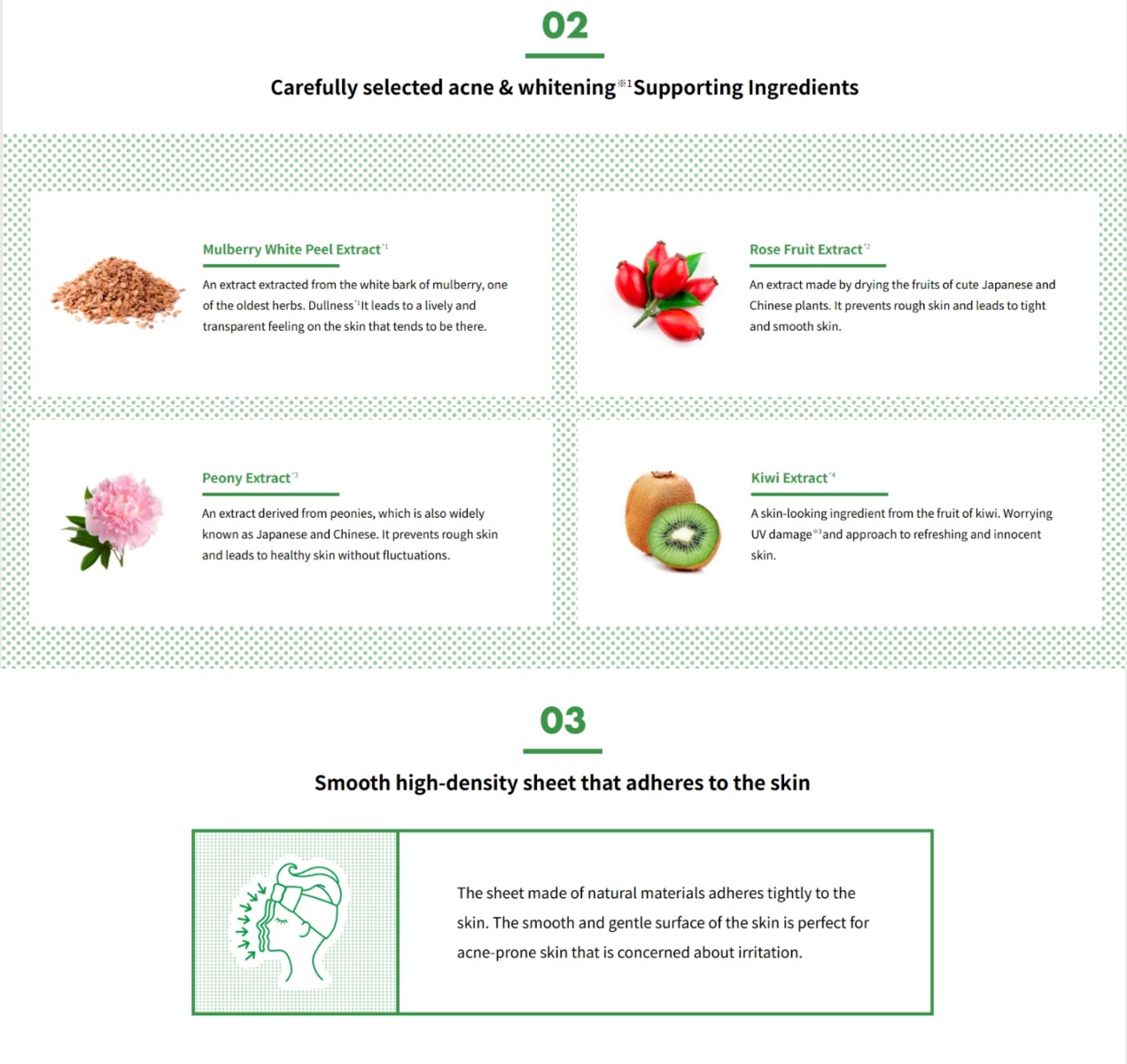 4582305068368 Medicated Lululun whitening acne 1 sheet×4 bags