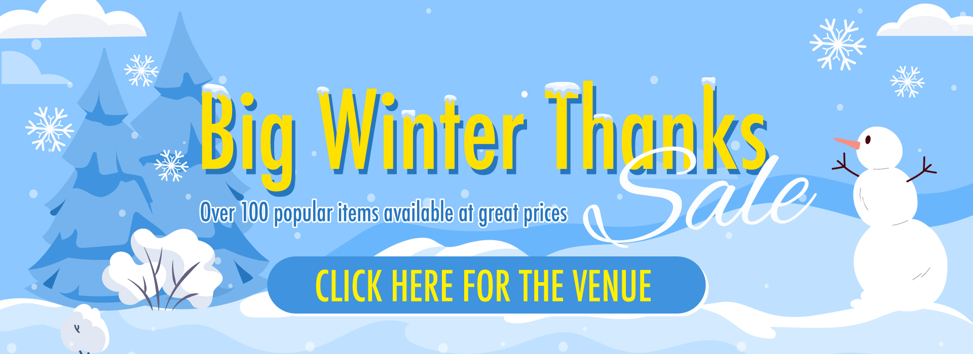 Big Winter Thanks Sale